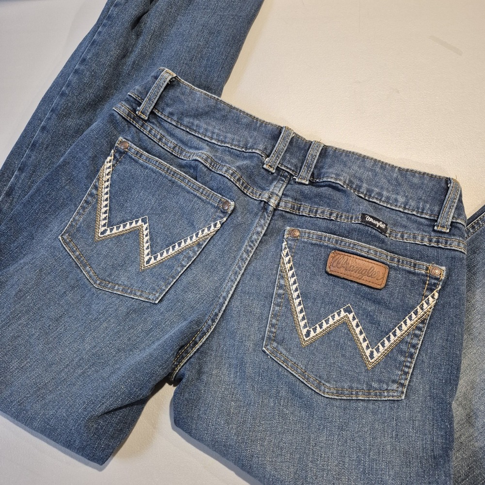 Wrangler Retro Jeans Womens 30x34 Mae Bootcut Stretch Western Cowgirl Rodeo
